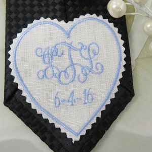 Wedding Dress Label, wedding gown patch, Monogram Wedding Dress Label, Something Blue, Wedding Shower Gift