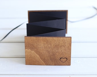 Personalized Wooden Photo Album for Instax Mini Photos