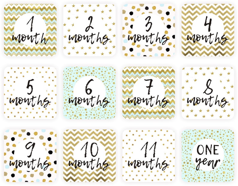 Printable kid milestone playing cards Child thirty day period playing cards Milestone printables youngster boy Milestone symptoms Contemporary child indicators Child 12 weeks mint and gold image relating to Printable Baby Month Signs identified as Printable child milestone playing cards Child thirty day period playing cards Milestone printables boy or girl boy Milestone signs and symptoms Fresh new boy or girl signs and symptoms Kid 12 weeks mint and gold