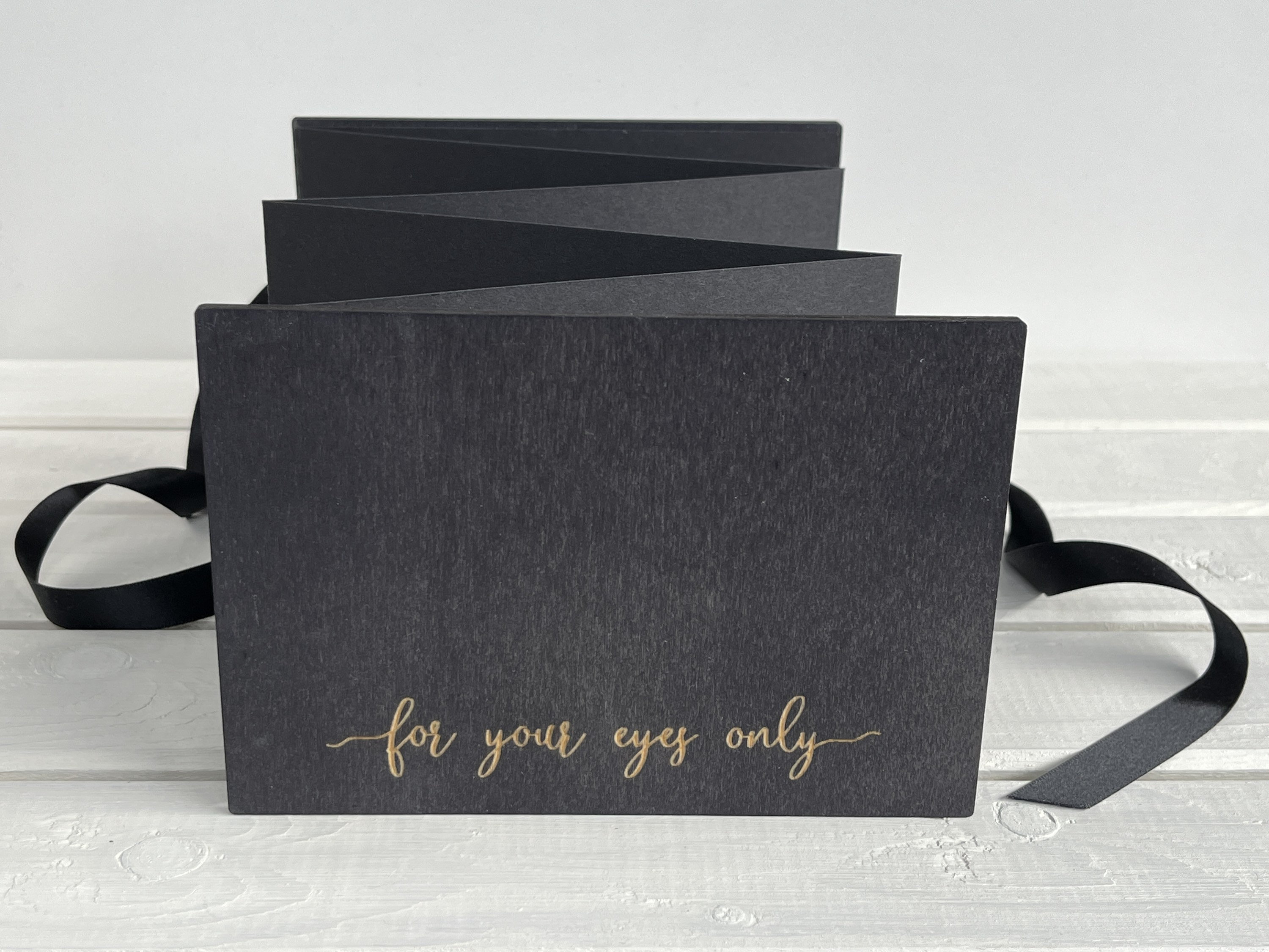 For Your Eyes Only photo album - Boudoir photo album - Gift for Boyfriend -Birthday gift