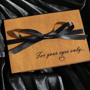 For Your Eyes Only photo album I Anniversary gift | Gift for husband or boyfriend I Gift for him