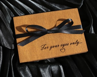 For Your Eyes Only photo album I Anniversary gift | Gift for husband or boyfriend I Gift for him