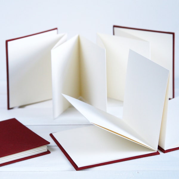 Accordion book - Photo album 4x4, 4x6, 5x5, 5x7, 6x6 inches - Leporello