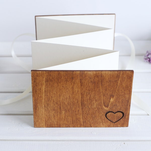 Wooden Accordion Photo Album 6x4 – Keepsake Memory Book