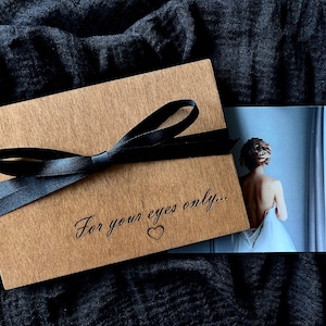 Boudoir Photo Album Gift for Husband for Your Eyes Only, Wedding Photo  Album Gift for Men, Personalized Wooden Album for Boyfriend 