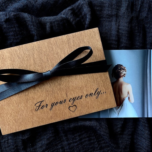 Gift for Boyfriend - Boudoir photo album - For Your Eyes Only photo album