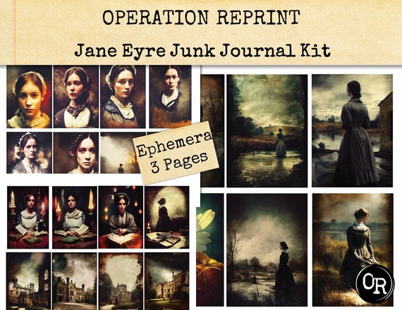 Book Lover Junk Journal Pages & Ephemera by Operation RePrint