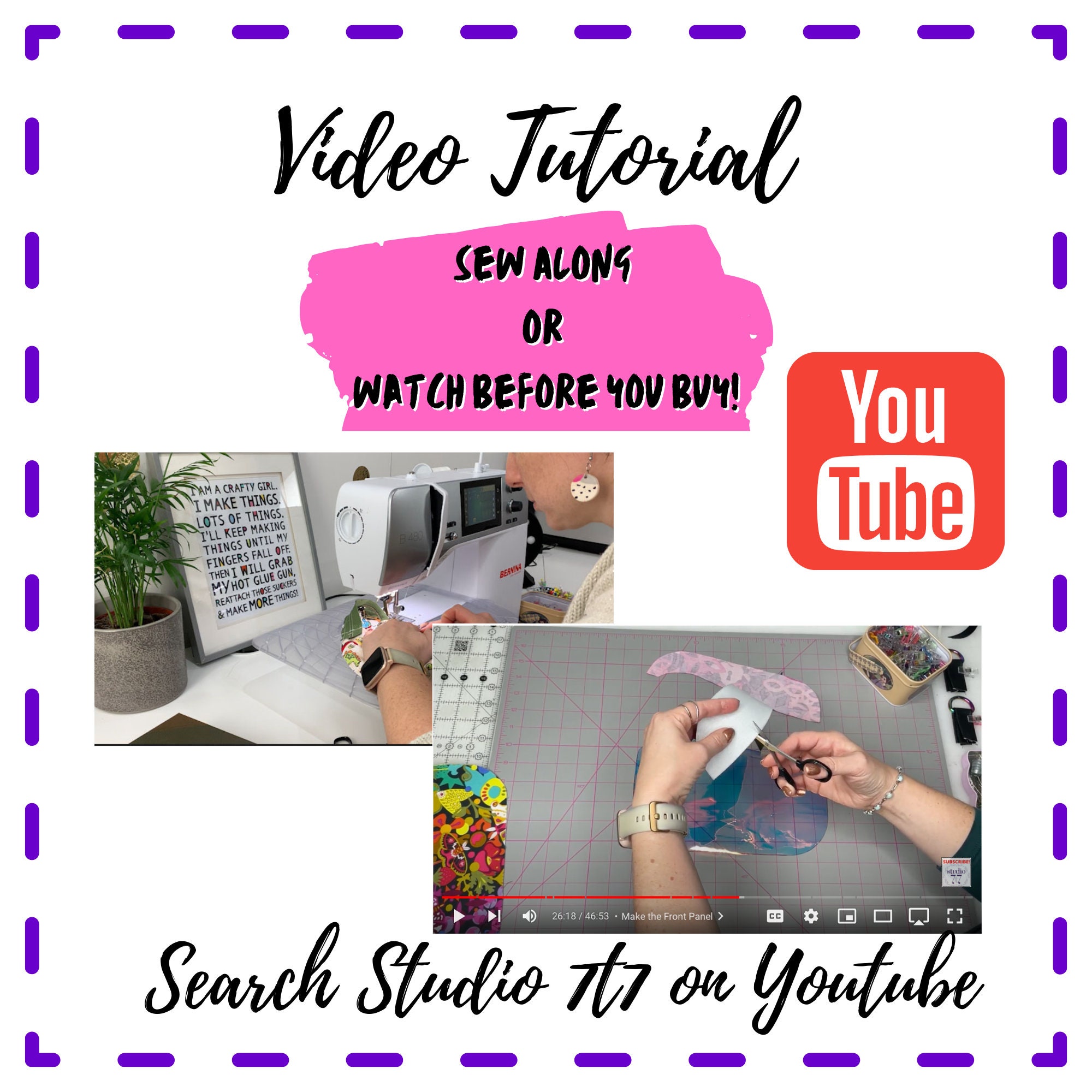 Cross Body Bag Sewing Pattern - Etsy