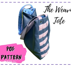 Tote Bag Sewing Pattern, Bag Sewing Pattern PDF