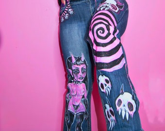 Pink Demon Jeans