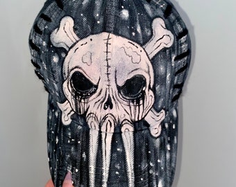 Ivory Anxiety Skull Hat