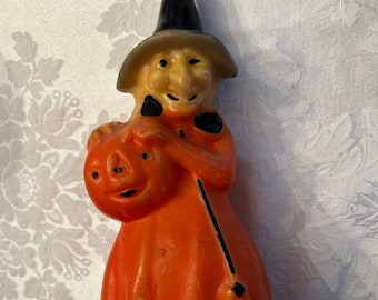 Gurley Halloween witch candle 8”