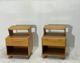 Pair Heywood Wakefield Encore Night Stands or end tables