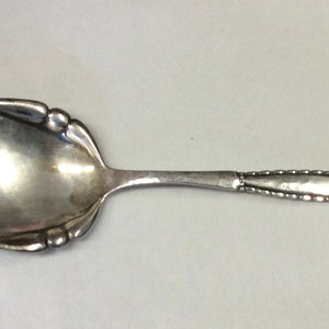 Dänischer Silber Servierlöffel J.K. Jensen