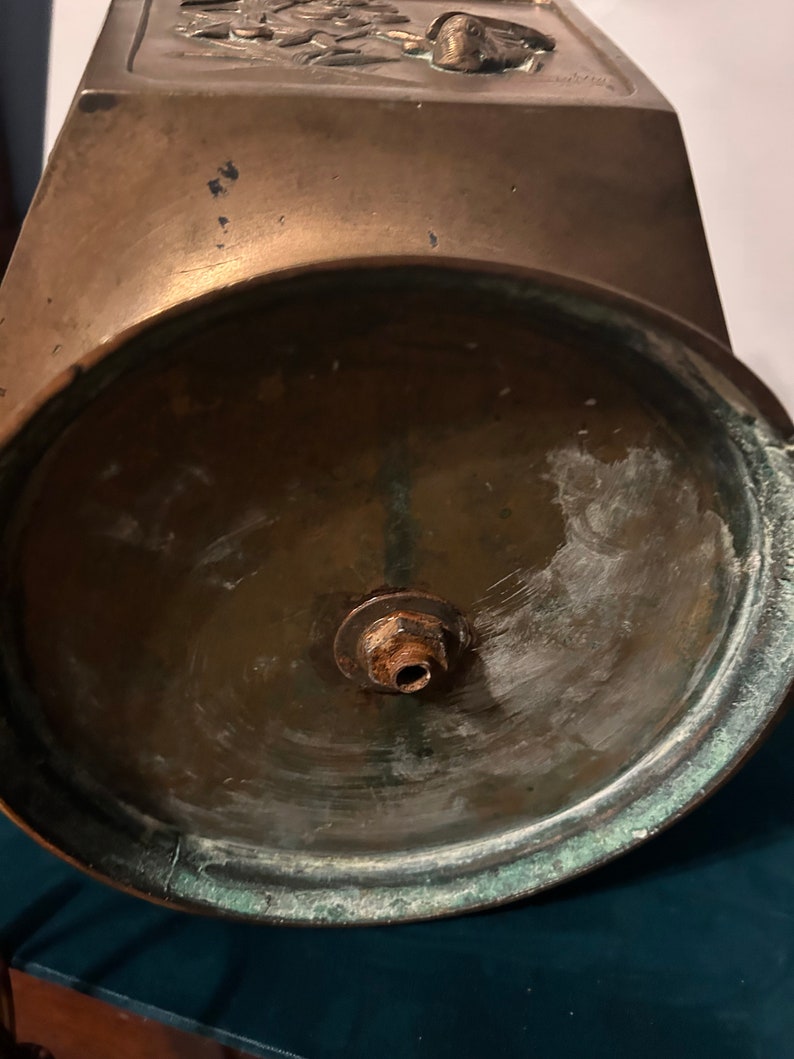 Brass Asian Panel Lamp image 7