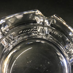 Orrefors Crystal Bowl mid century design Sweden image 3