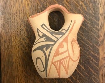 Jemez Pueblo Pottery wedding vase smaller size