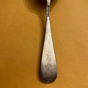 Sterling serving spoon repouse stieff image 4