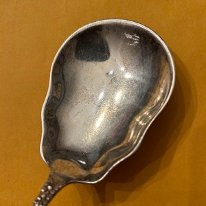 Sterling serving spoon repouse stieff image 3
