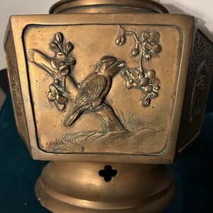 Brass Asian Panel Lamp image 3