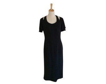 Coco Chanel Dress, Black, Size 42, AUTHENTIC, from Chanel Boutique 80-90s Vintage