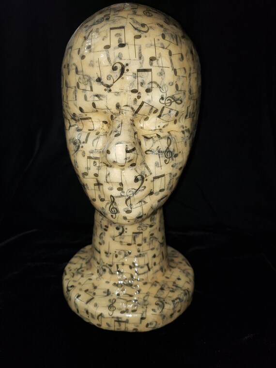 Decor Store Mannequin Head Abstract Smooth Surface Foam Female