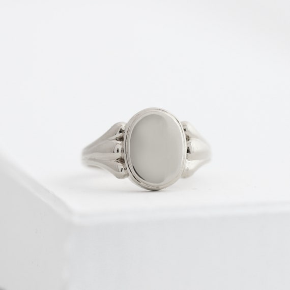 Silver Pinky Ring Silver Ring Personalized Ring Etsy