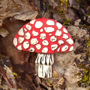 Mushroom Ornament - Amanita- small