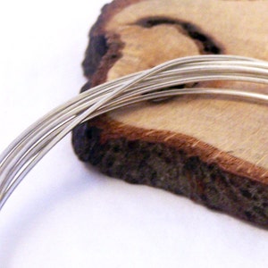 0.8mm Silver Wire, 20 Gauge Soft Recycled Sterling Silver Wire, 20 Gauge Silver Round Wire, Soft Round Silver Wire,