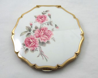 ストラットン シルバートーン ローズフローラル - ヴィンテージ