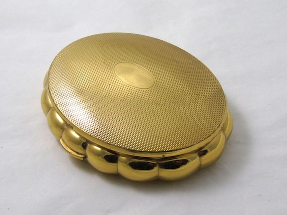 Kigu Gold Tone Mirror Compact