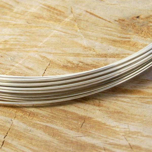 1mm Silver Wire, 18 Gauge Soft Recycled Sterling Silver Wire (1mm), 18 Gauge Silver Round Wire, Soft Round Silver Wire