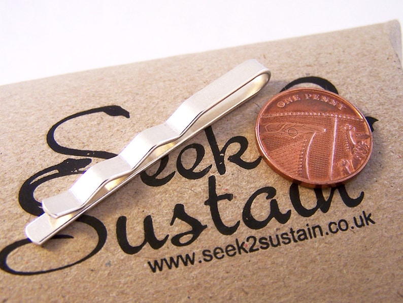 50mm Recycled Sterling Tie Slide