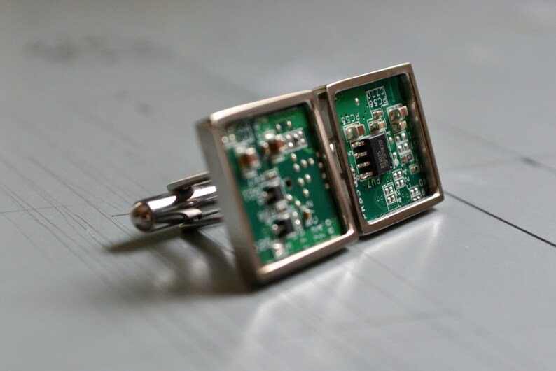 Mens Cufflinks Geekery Geek Nerdy Computer Stainless Steel | Etsy