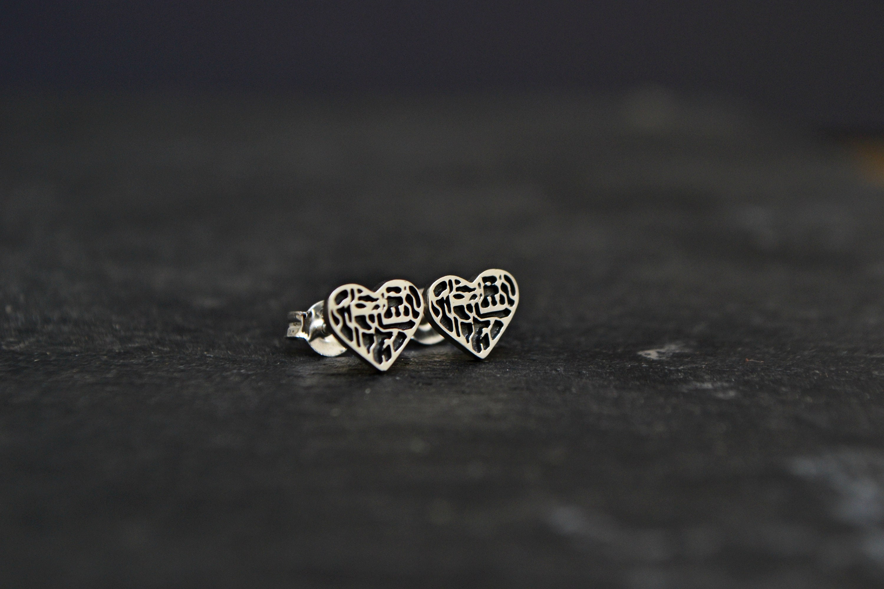 【Shapes Studio】HEART CHAINアンクレット Annika Inez Sterling Silver Small Cord Heart Pendant