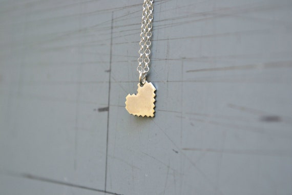 Tiny Pixel Heart Necklace, 8 Bit Digital Pixel Heart 925 Silver Necklace, Geeky Nerdy Video Game Jewelry