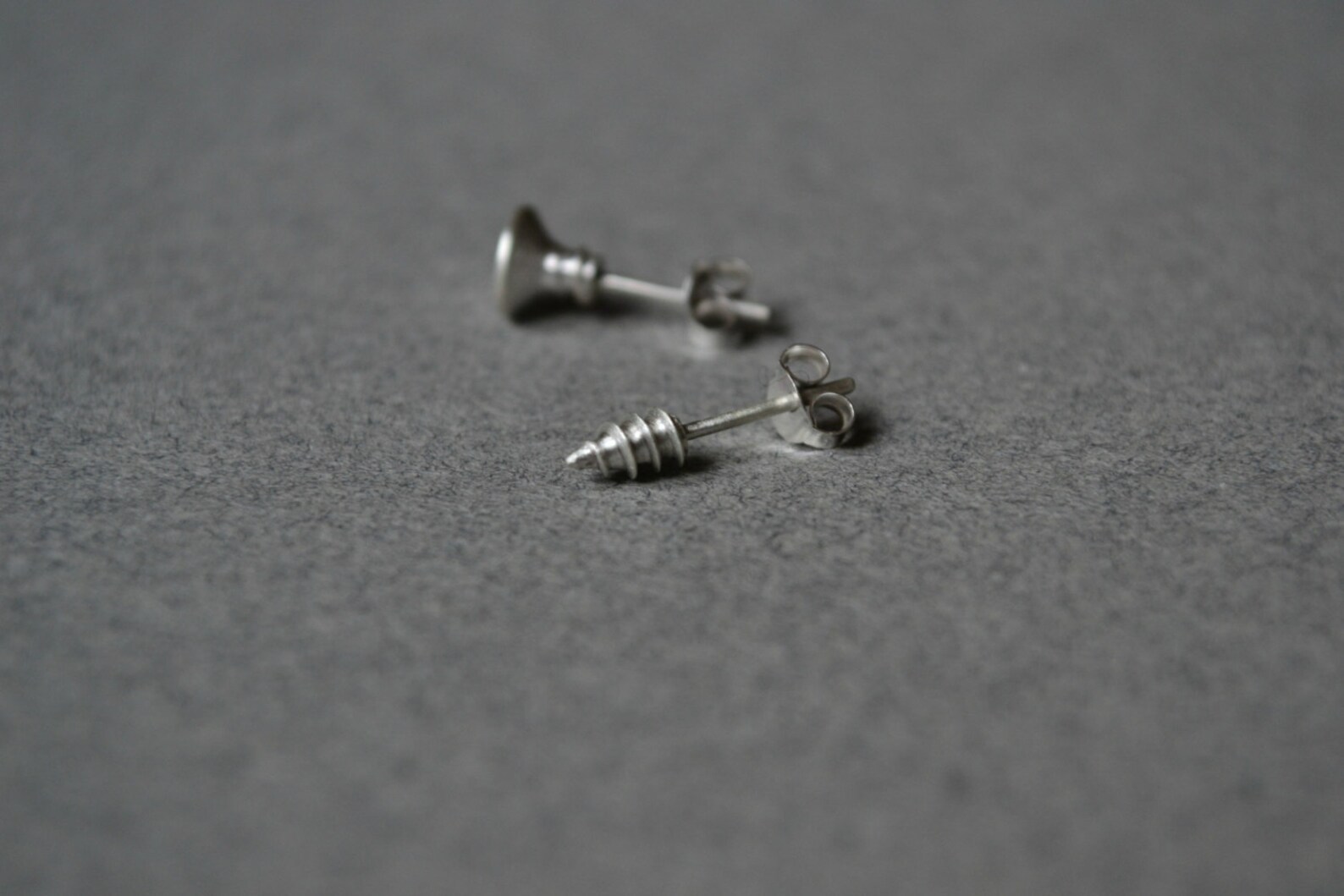 Screw Post Earrings Unisex Phillips Screw Stud Earrings Etsy