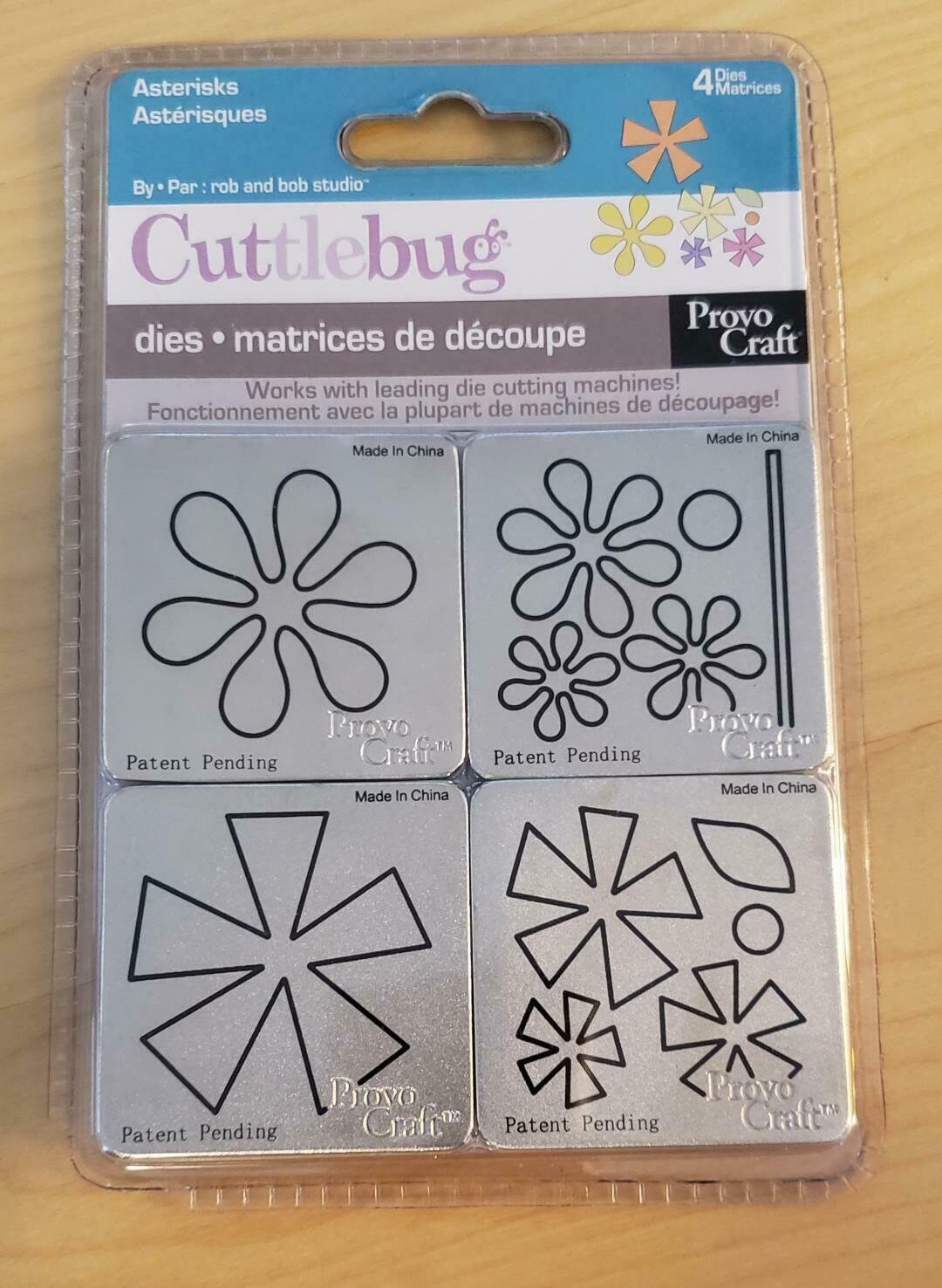 Provo Craft Cuttlebug Cutting Die Asterisks Design Provo Craft Cuttlebug Cutting Die Asterisks Design