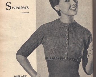 Vintage Empire Jacket/Bolero Crochet Pattern PDF