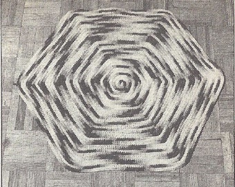 Quick and Easy Accent Rug Crochet Pattern