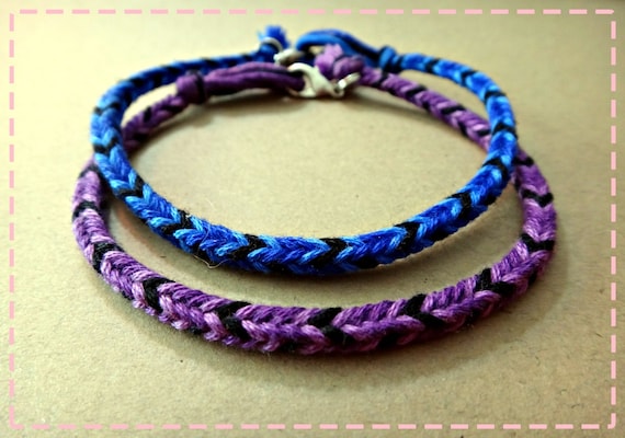 Purple Friendship Bracelets Purple Friendship Bracelets