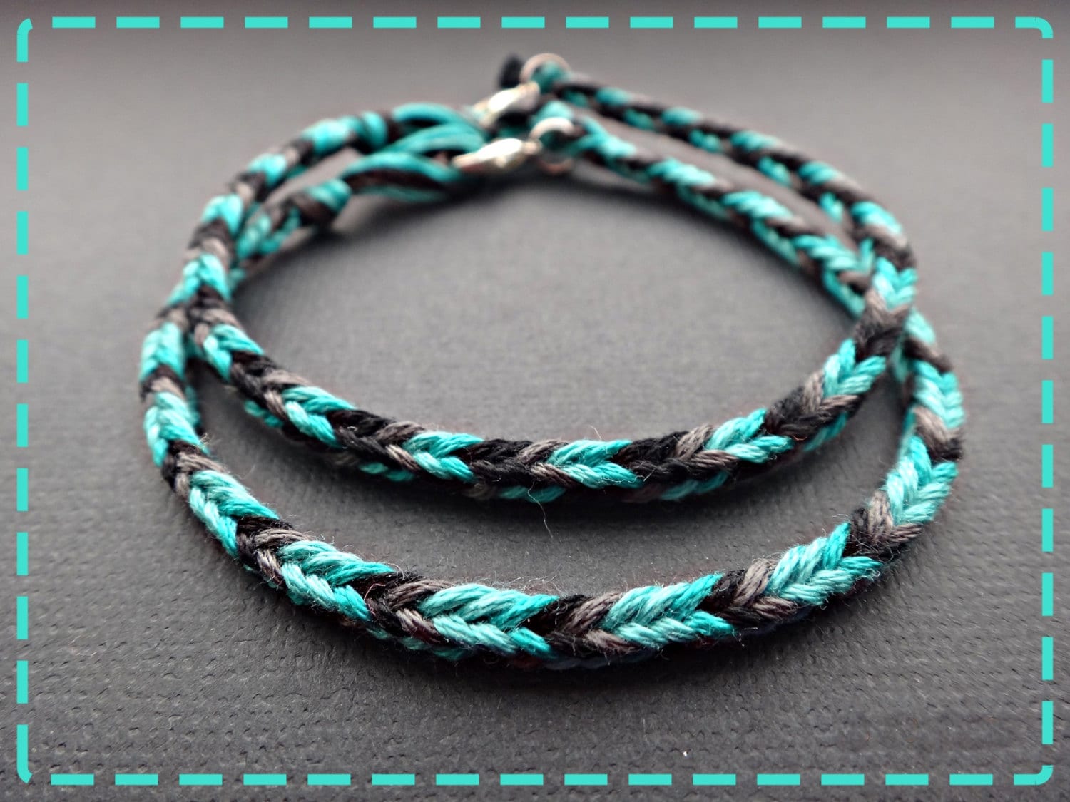 Hatsune Miku Inspired Cute Modified Handmade Friendship Bracelet 