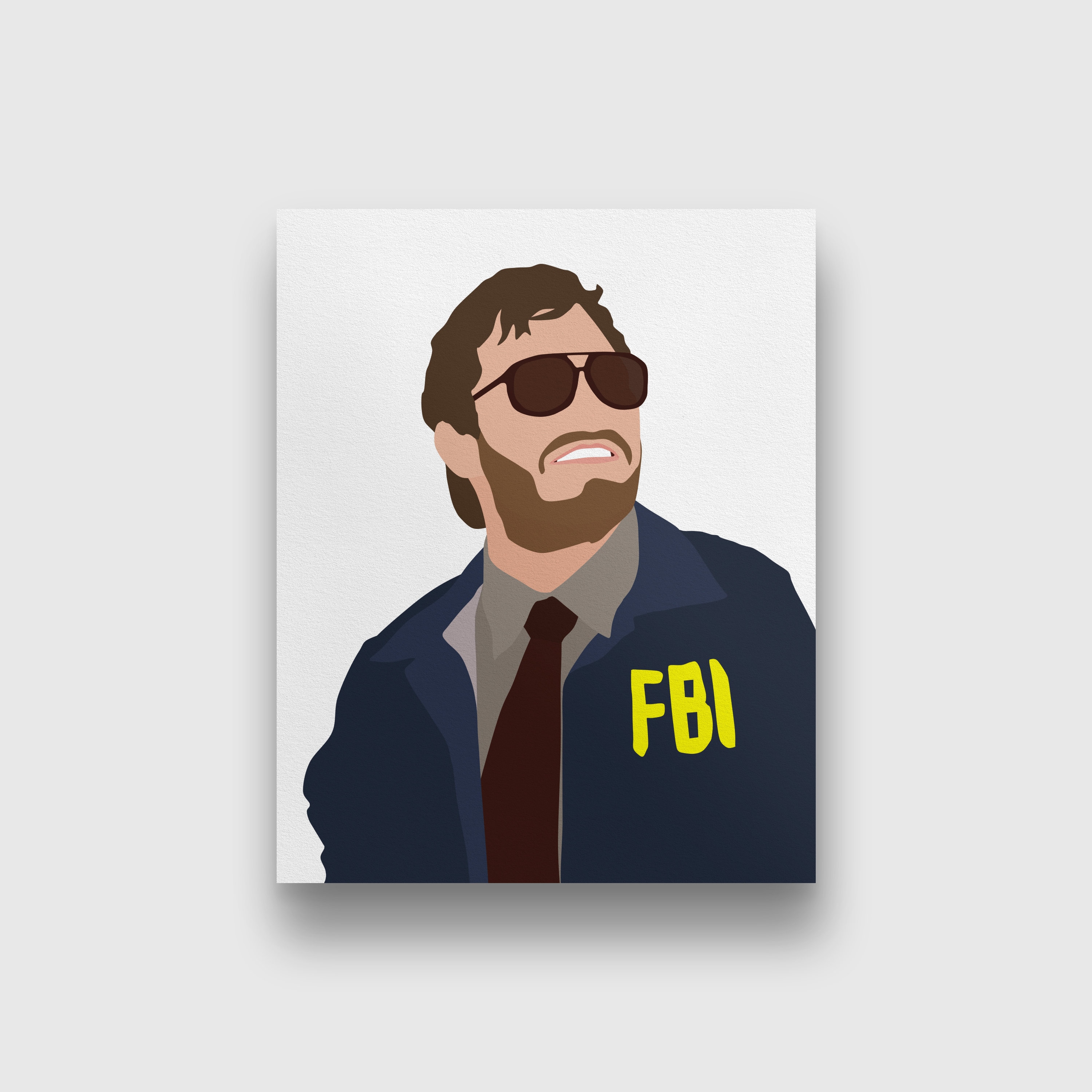 Parks and Rec Poster Burt Macklin FBI Parks and Recreation - Etsy
