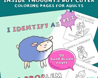 Snarky Animal Coloring Book: Sarcastic Swear Word Quotes (Printable PDF Download)