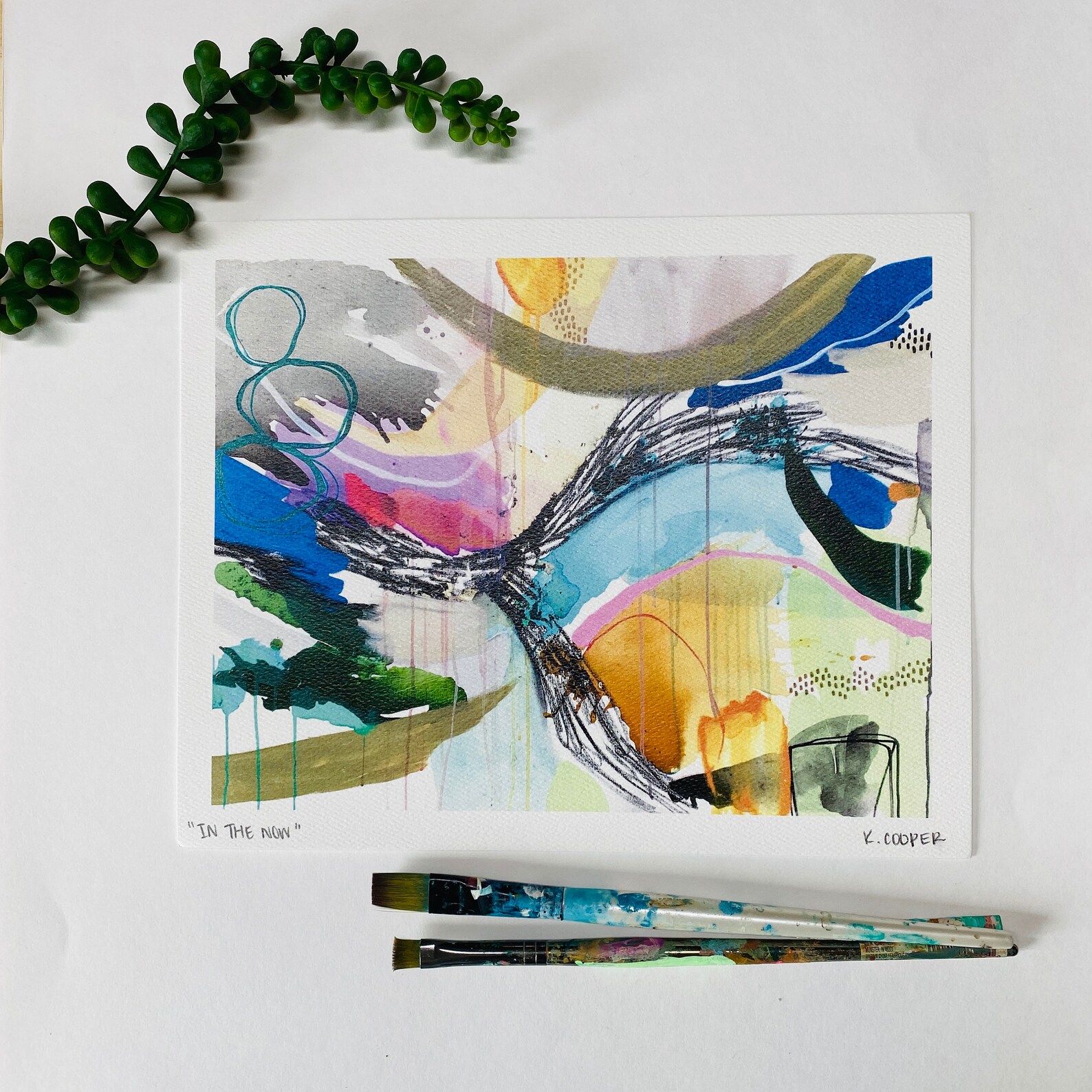 Fine Art Print In The Now Contemporary Abstract Etsy