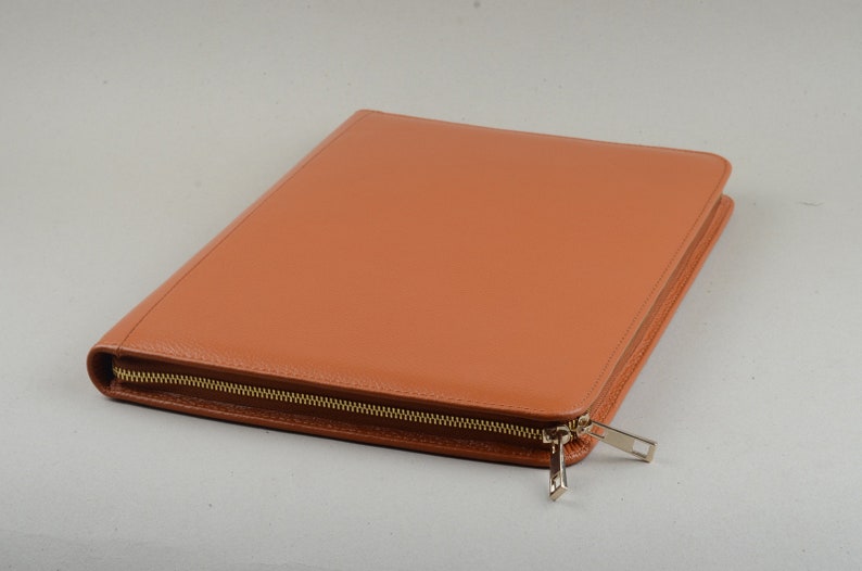 A4 Size Paper Writing Folio Case with Zipper Around Cover Etsy
