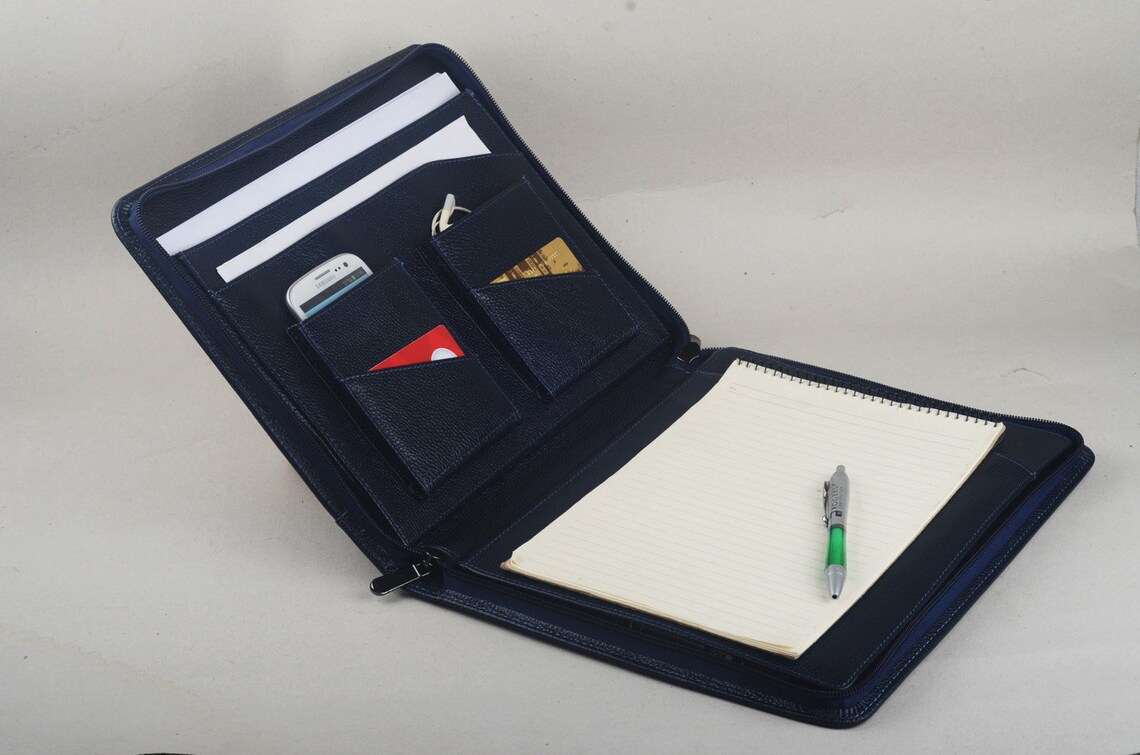 Ipad With Paper Pad Holder With Zipper Around for Carrying Etsy