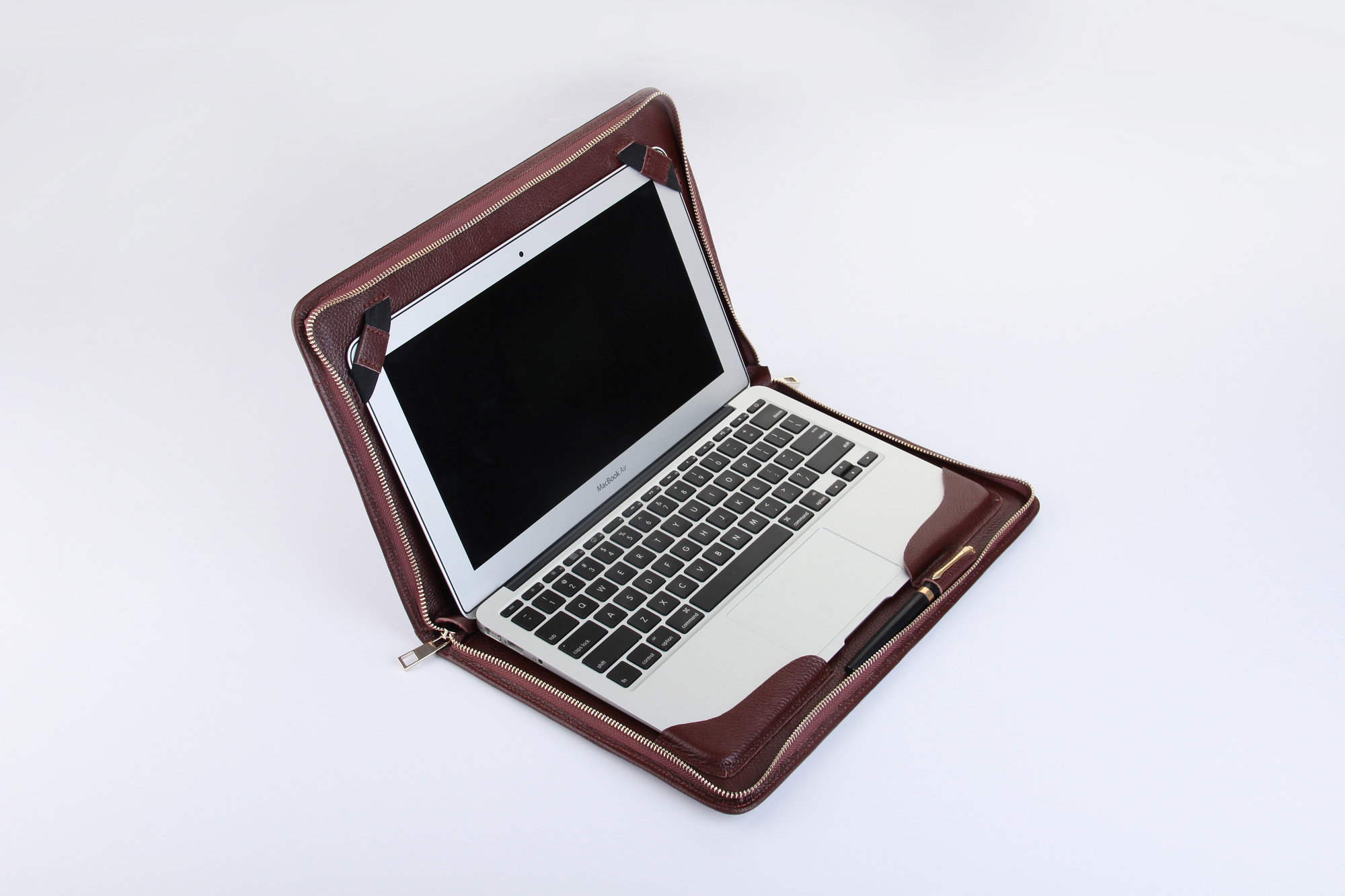 Apple Macbook Air Leather Sleeve Carrying Business Etsy