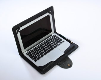 Grain Leather Macbook Pro Sleeve: Business Folio Case