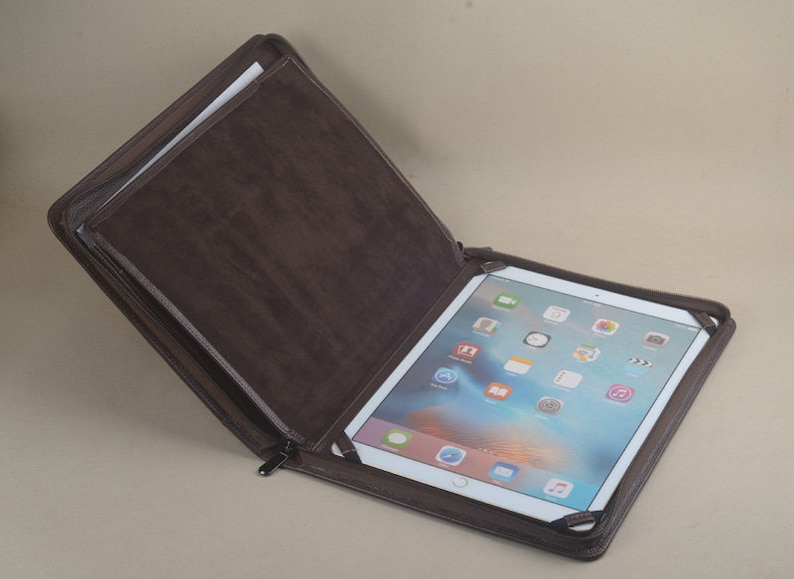 Leather Apple Ipad Pro 12.9 Inch Personal Carrying Portfolio Etsy